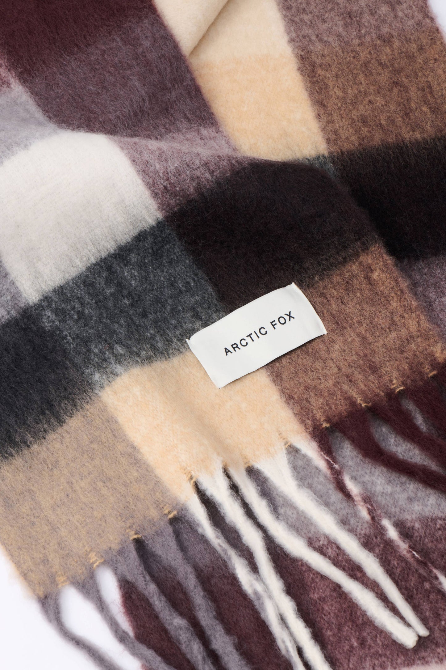 The Reykjavik Scarf - 100% Recycled - Purple/Brown - AW25