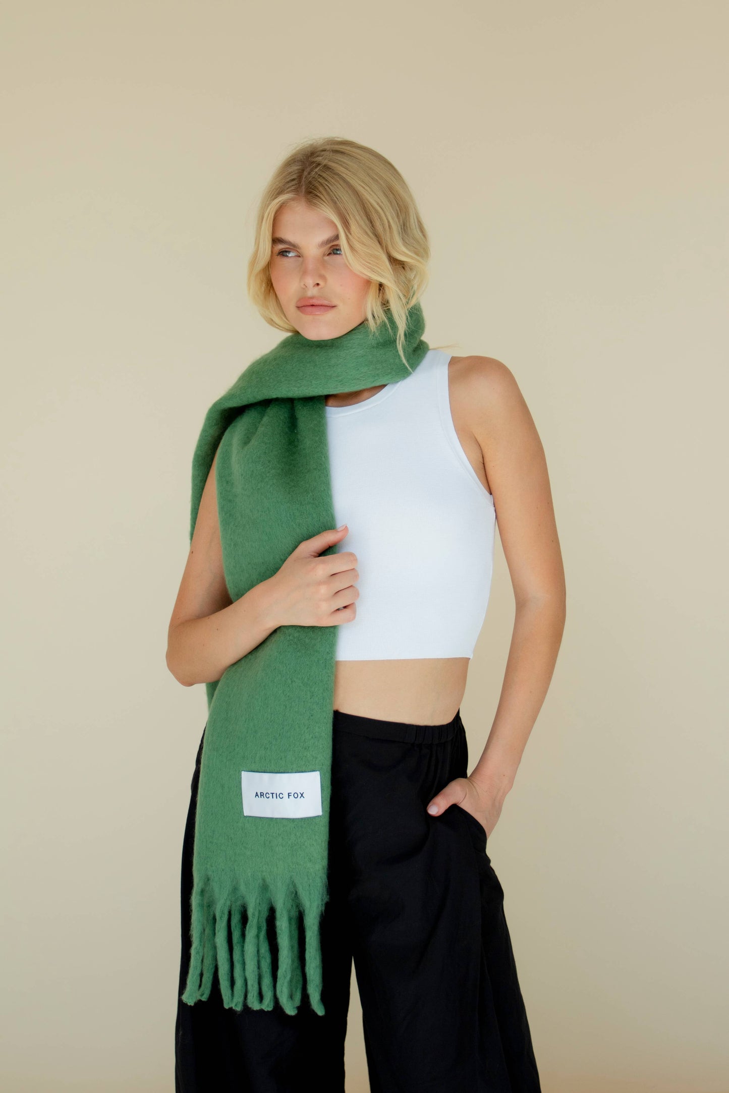 The Stockholm Scarf - 100% Recycled - Forest Fern - AW25