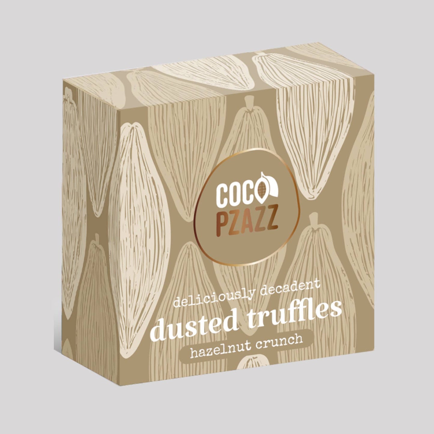 Hazelnut Crunch Dusted Truffles