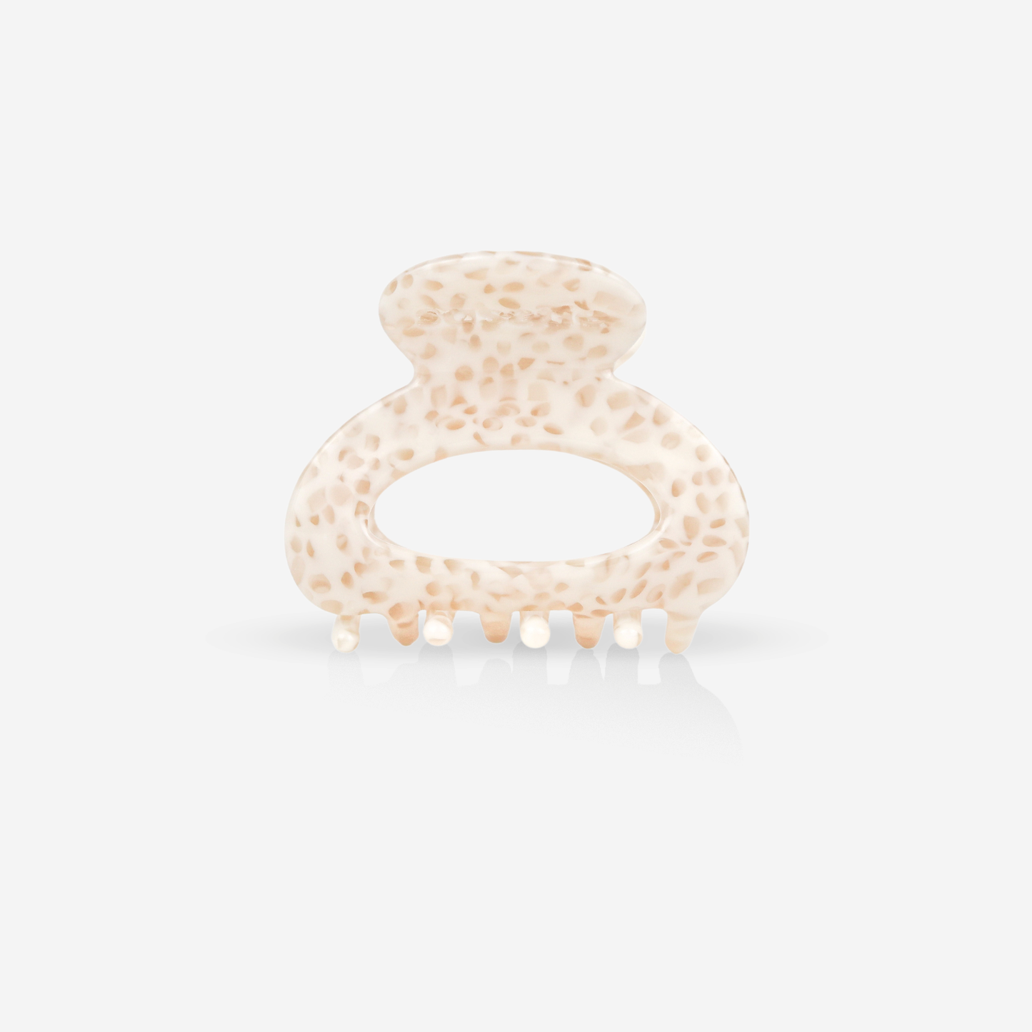 Mini Hair Claw | Vanilla