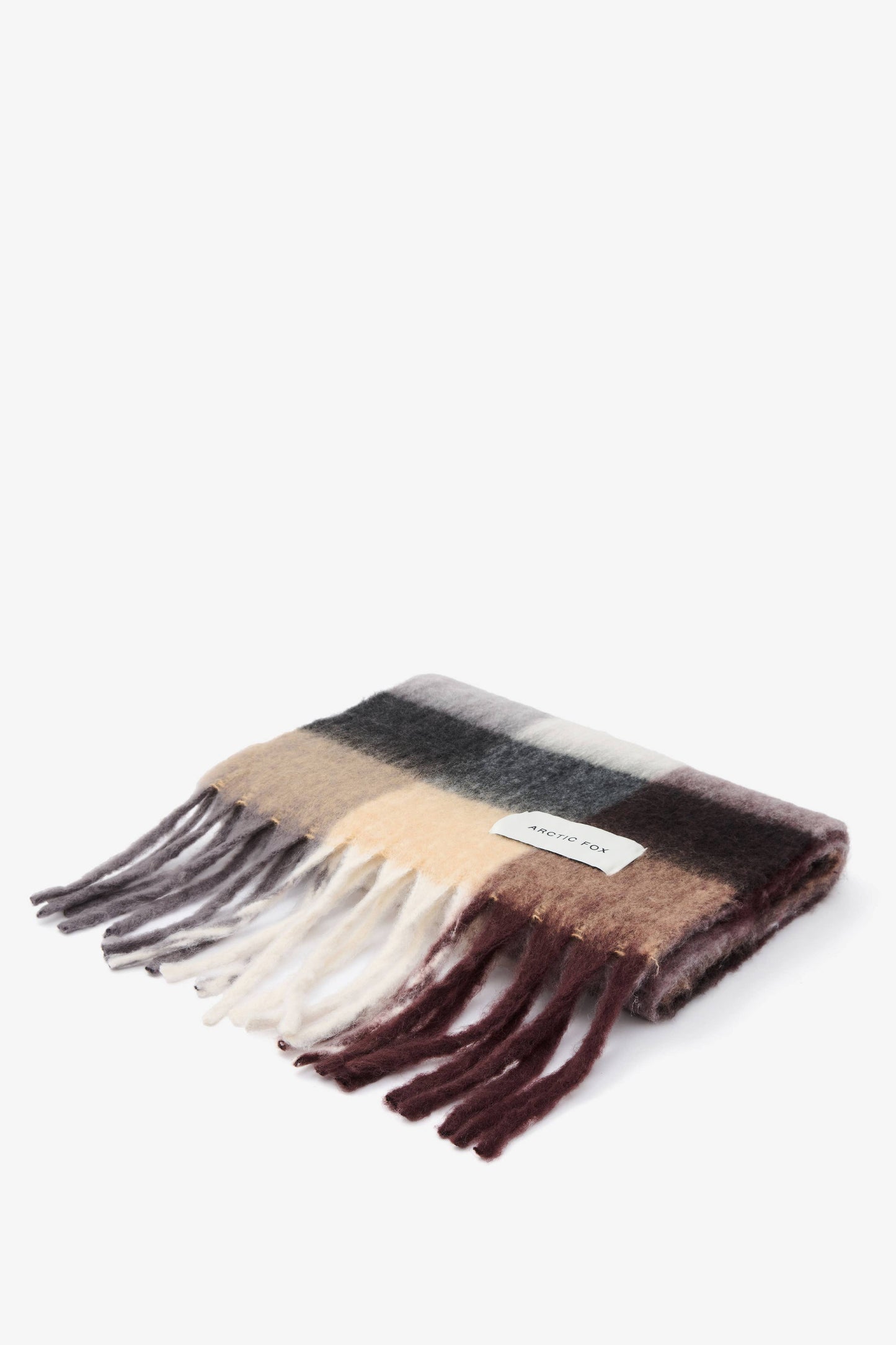 The Reykjavik Scarf - 100% Recycled - Purple/Brown - AW25