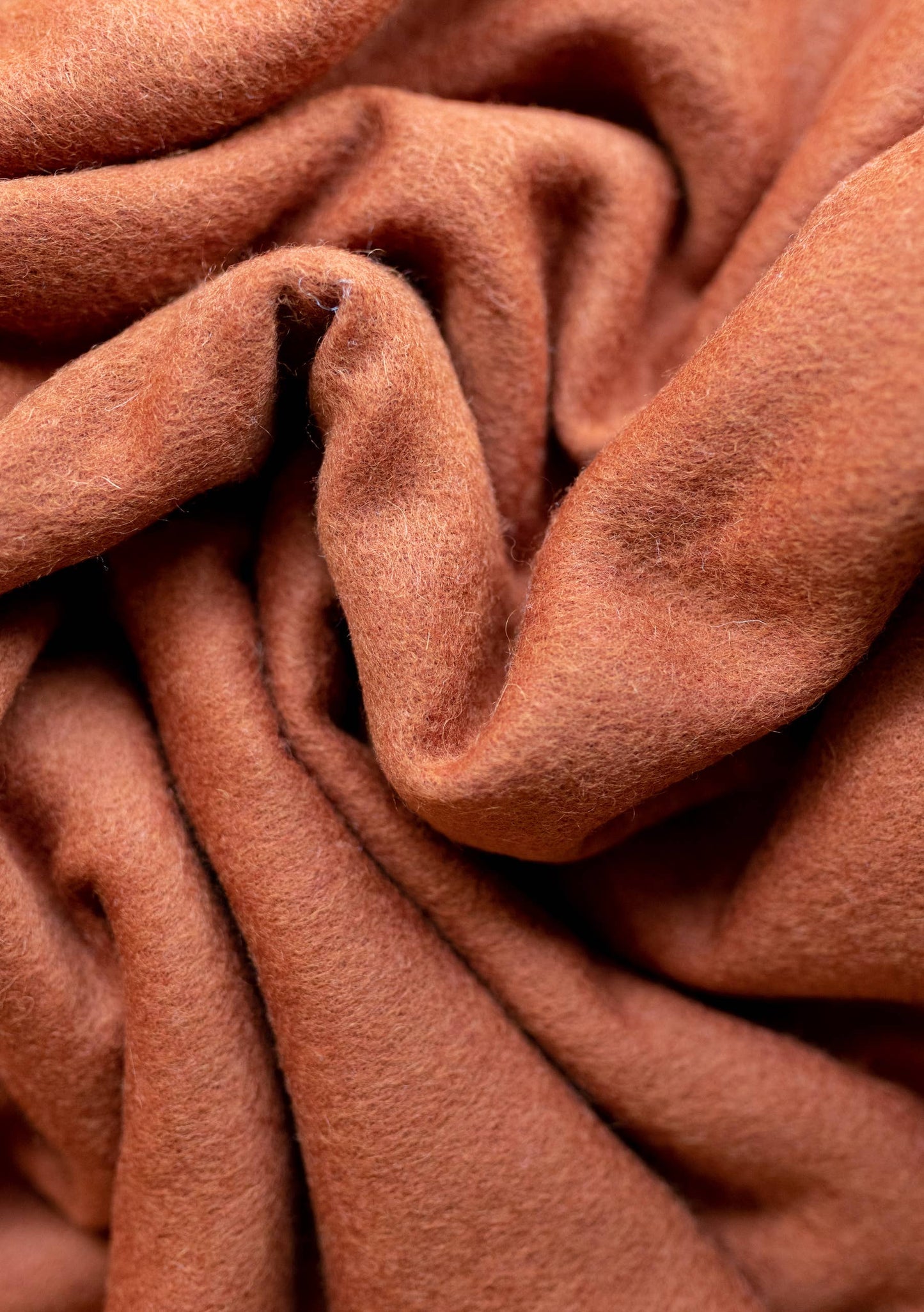 Lambswool Scarf | Rust Melange