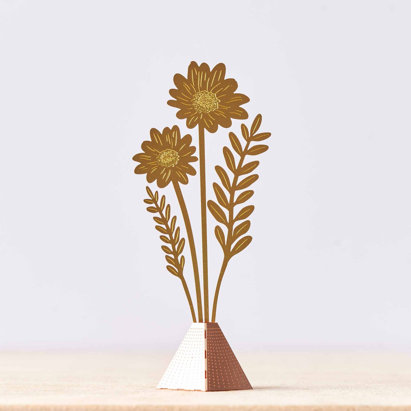 Brass Keepsake | Tiny Cosmos Bouquet