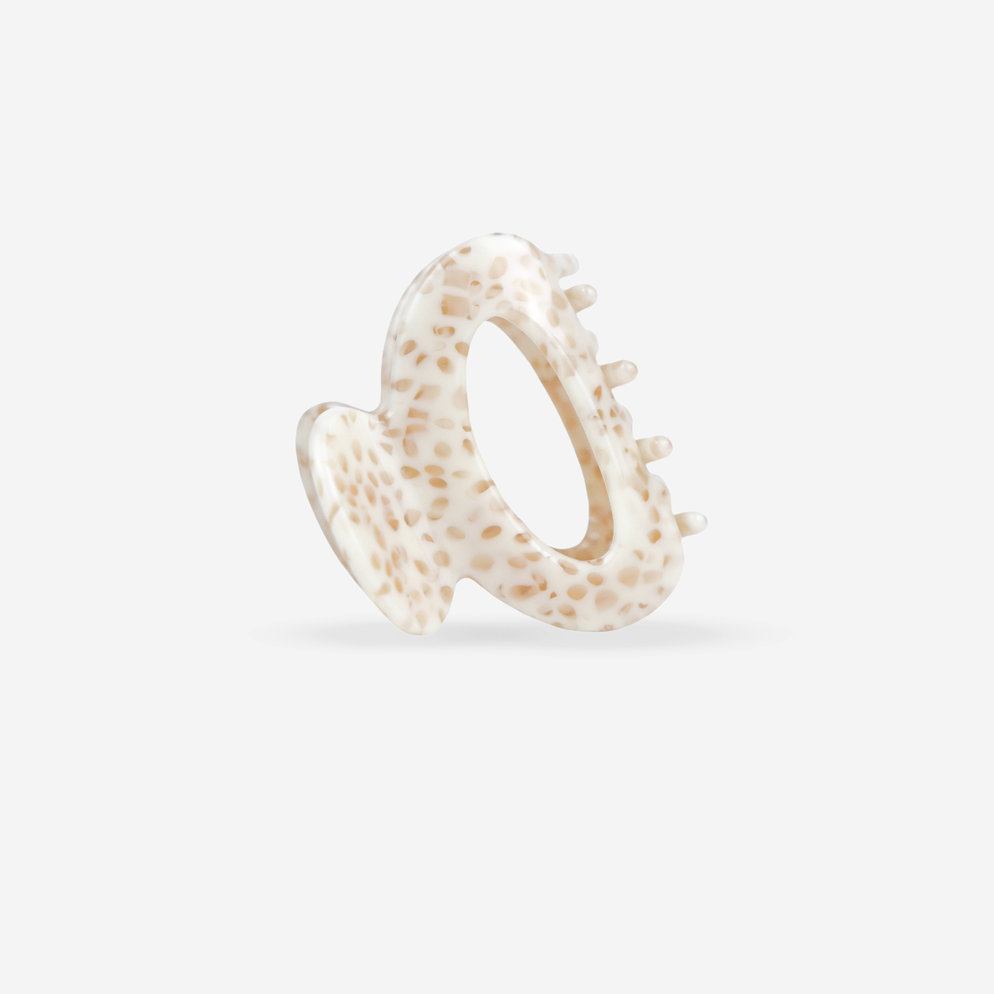Mini Hair Claw | Vanilla