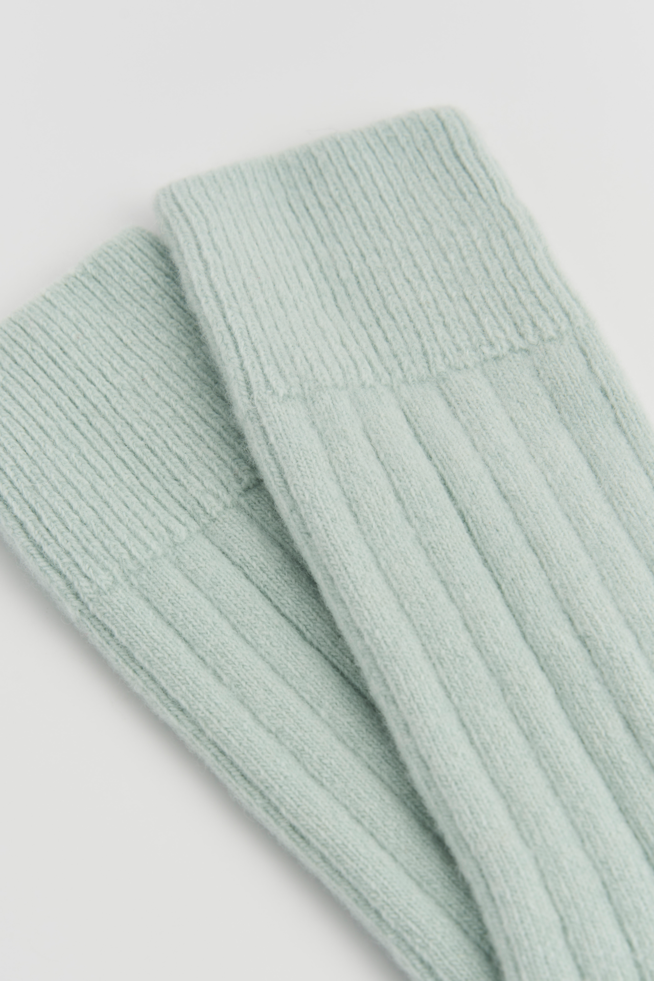 Merino Bed Socks | Winter Mint