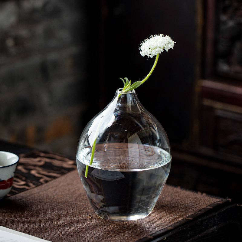 Mini Bottle Glass Vase