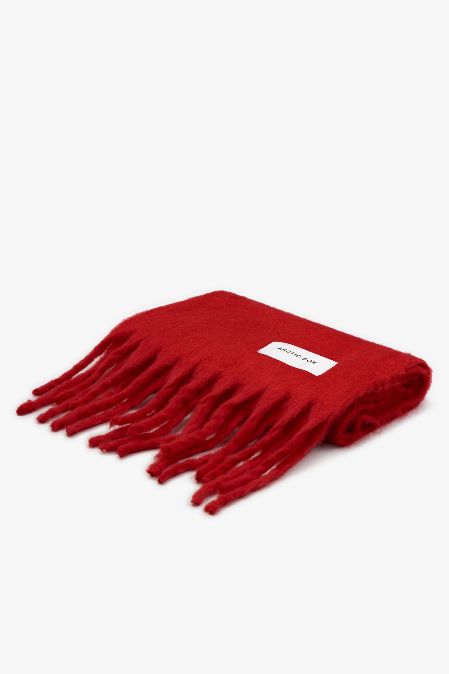 The Stockholm Scarf - 100% Recycled - Crimson Red - AW25