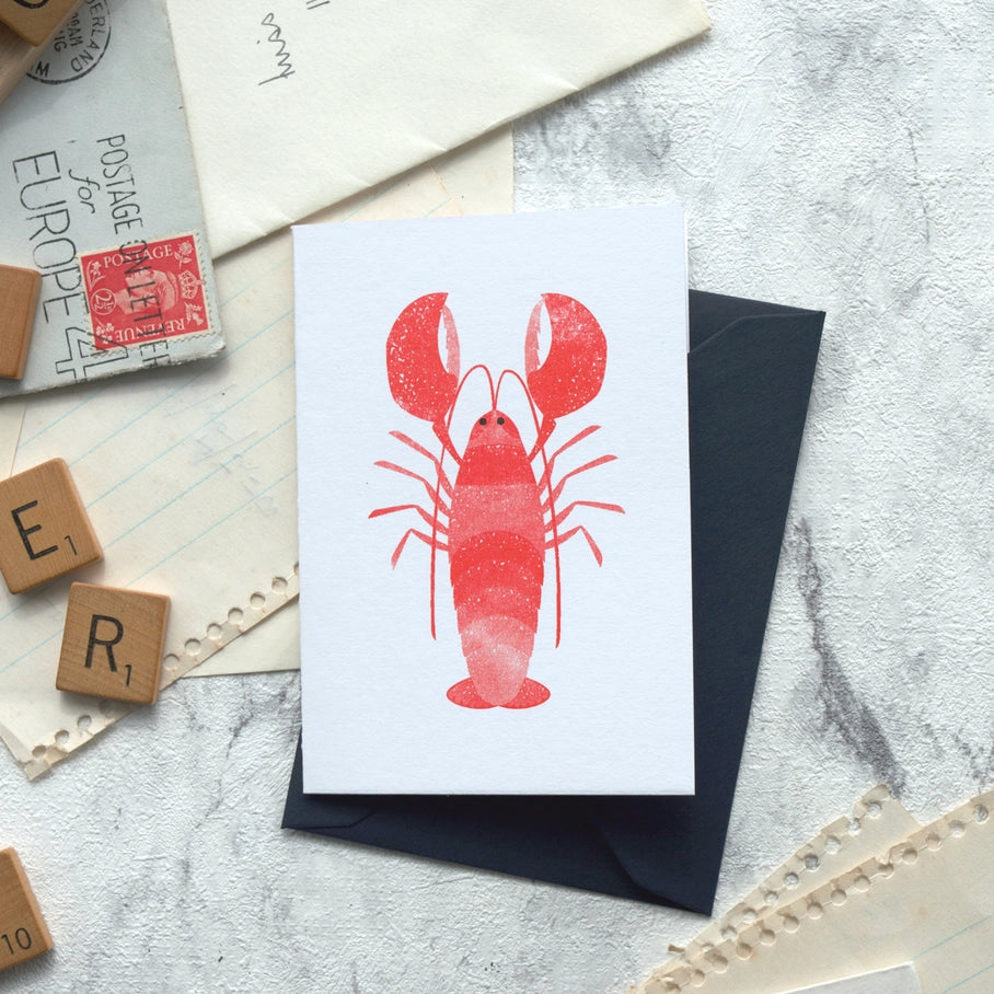 Red Lobster Mini Card