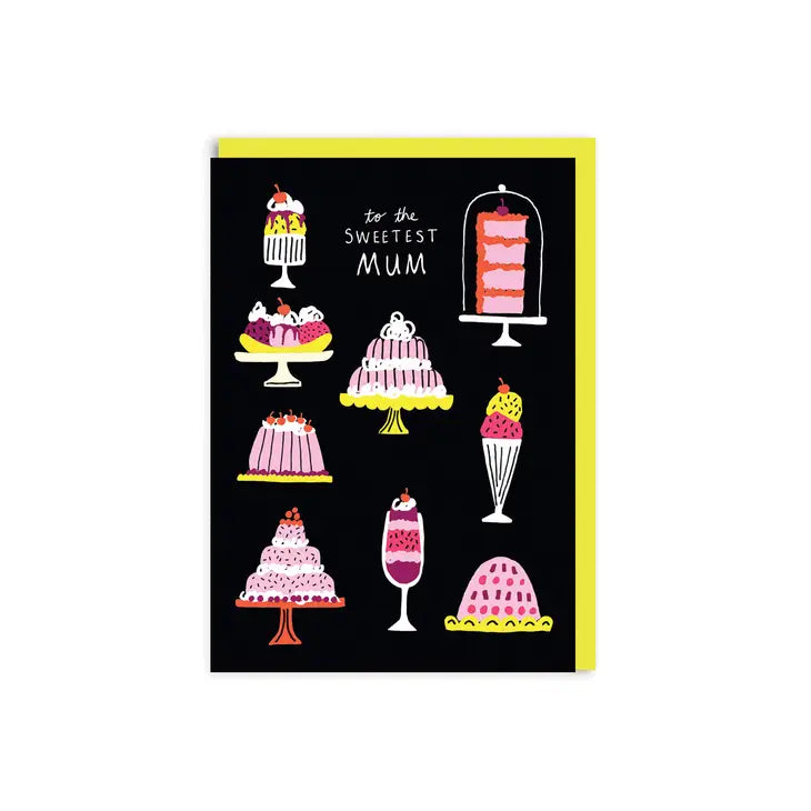 Sweetest Mum Cake Card