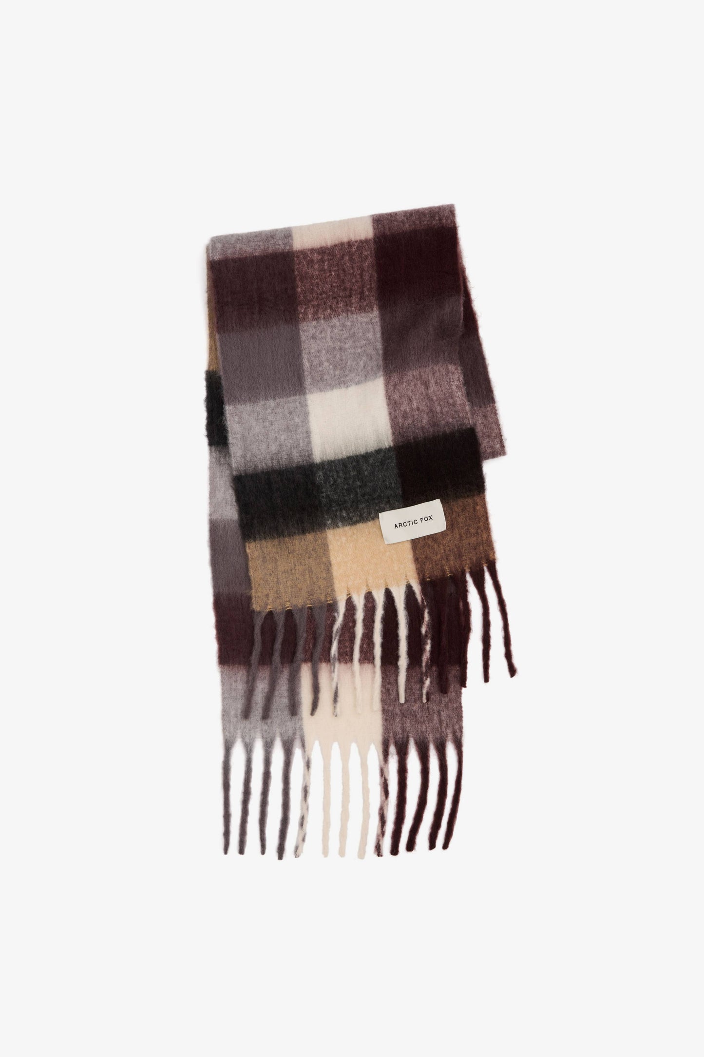The Reykjavik Scarf - 100% Recycled - Purple/Brown - AW25