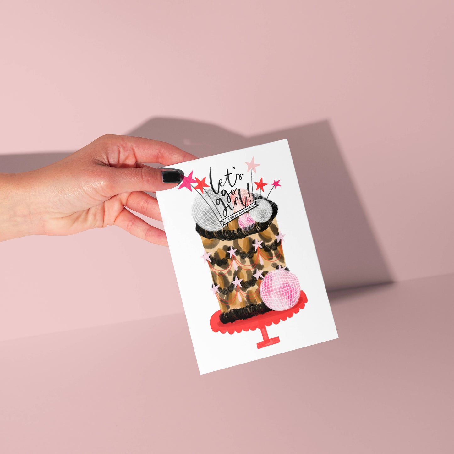 Let's Go Girls Birthday Card