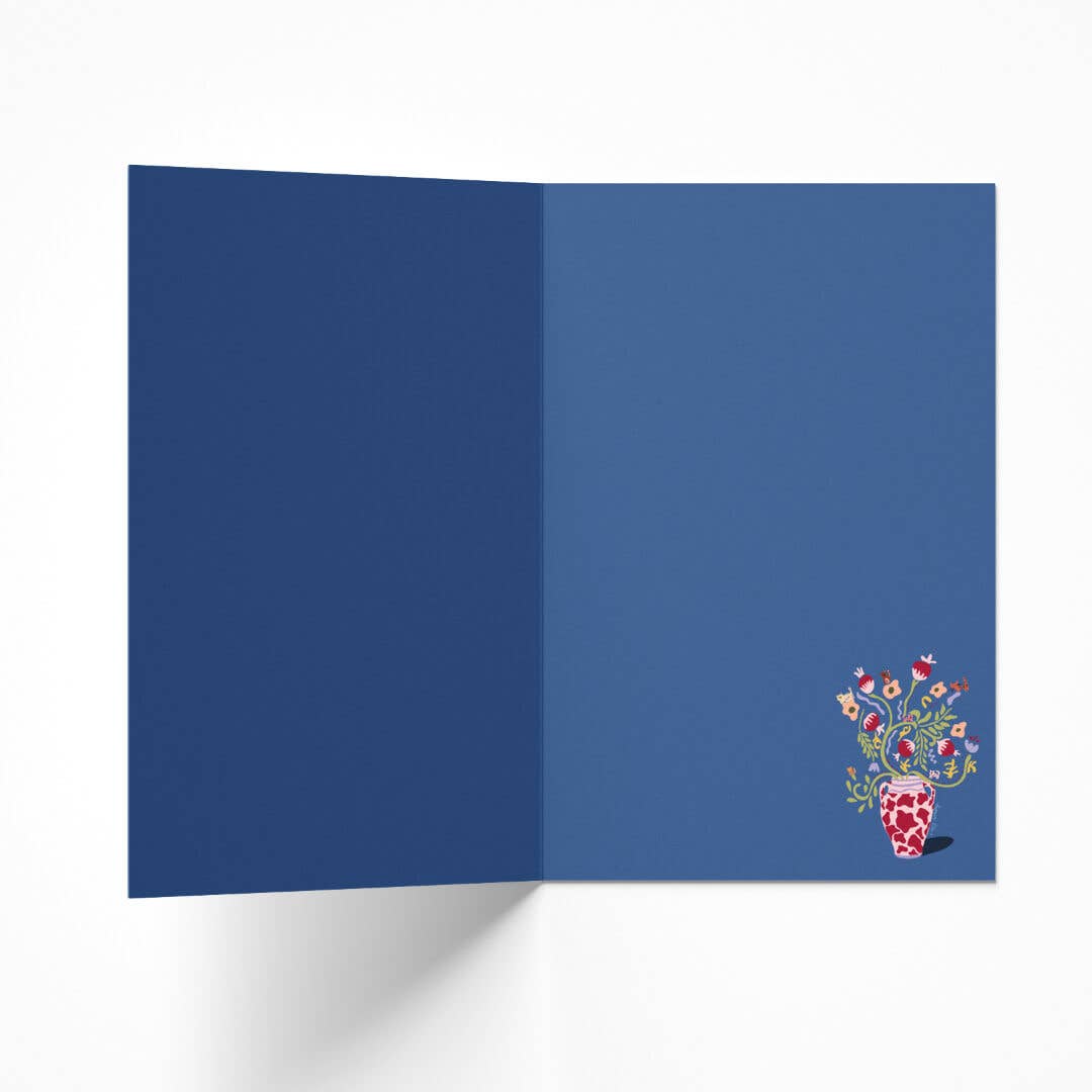 Cat Bouquet Birthday Card