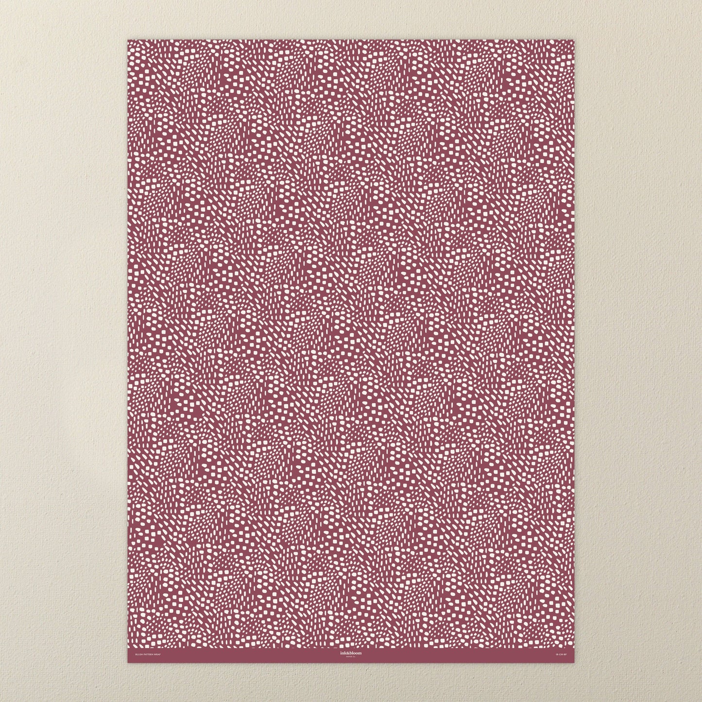 Abstract Blush and Cream Gift Wrap