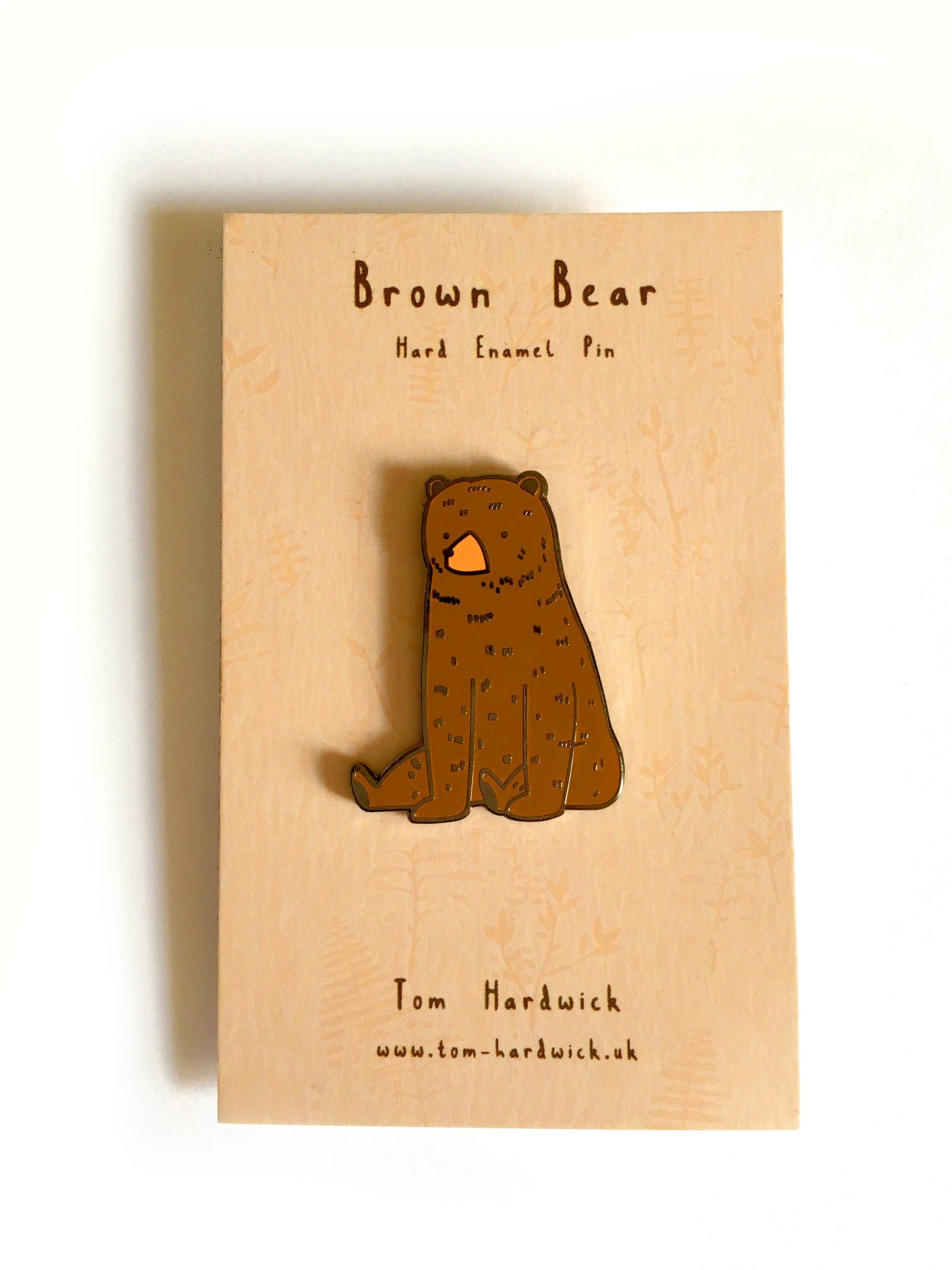 Brown Bear Enamel Pin