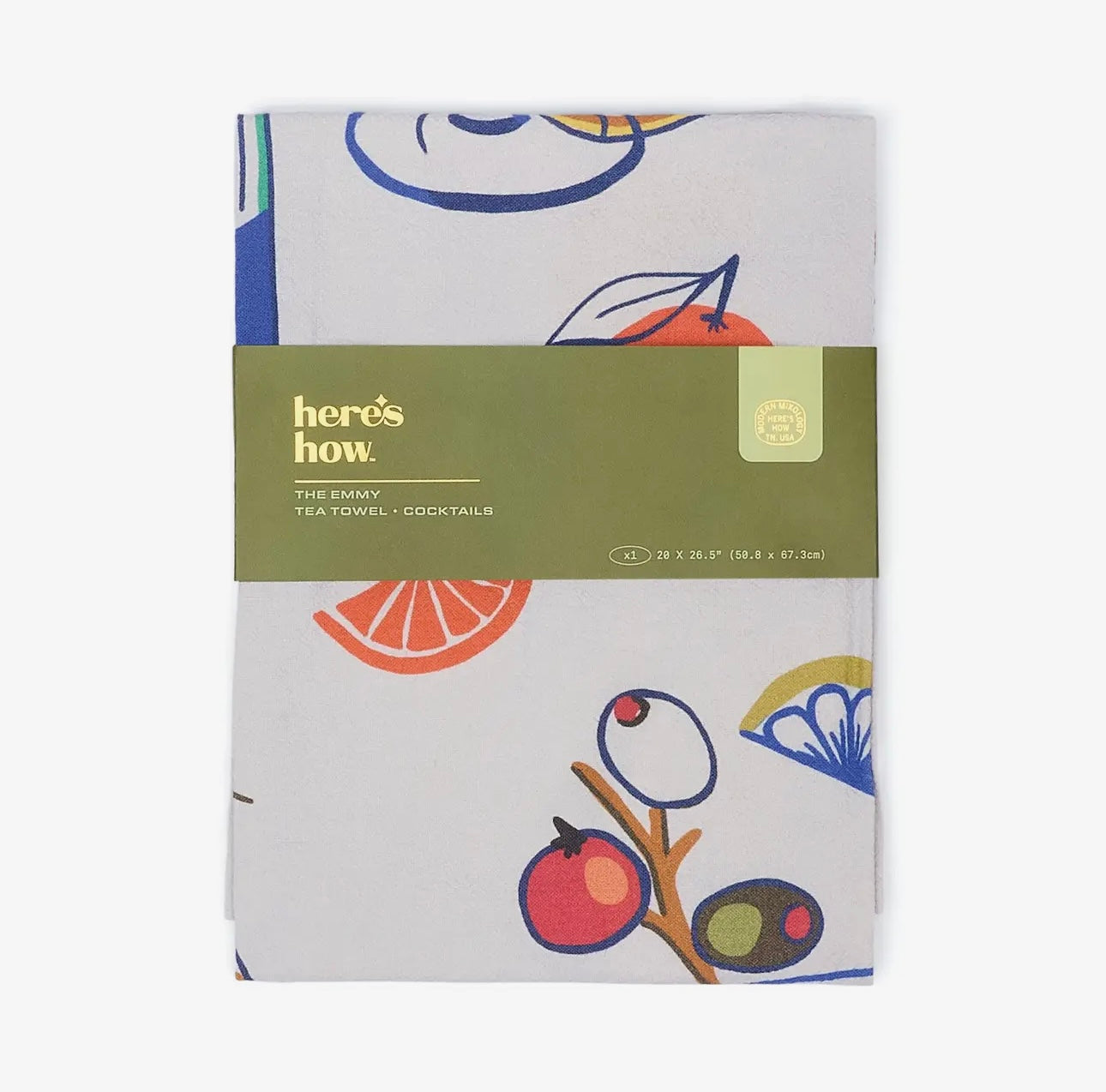 The Emmy Tea Towel | Cocktails