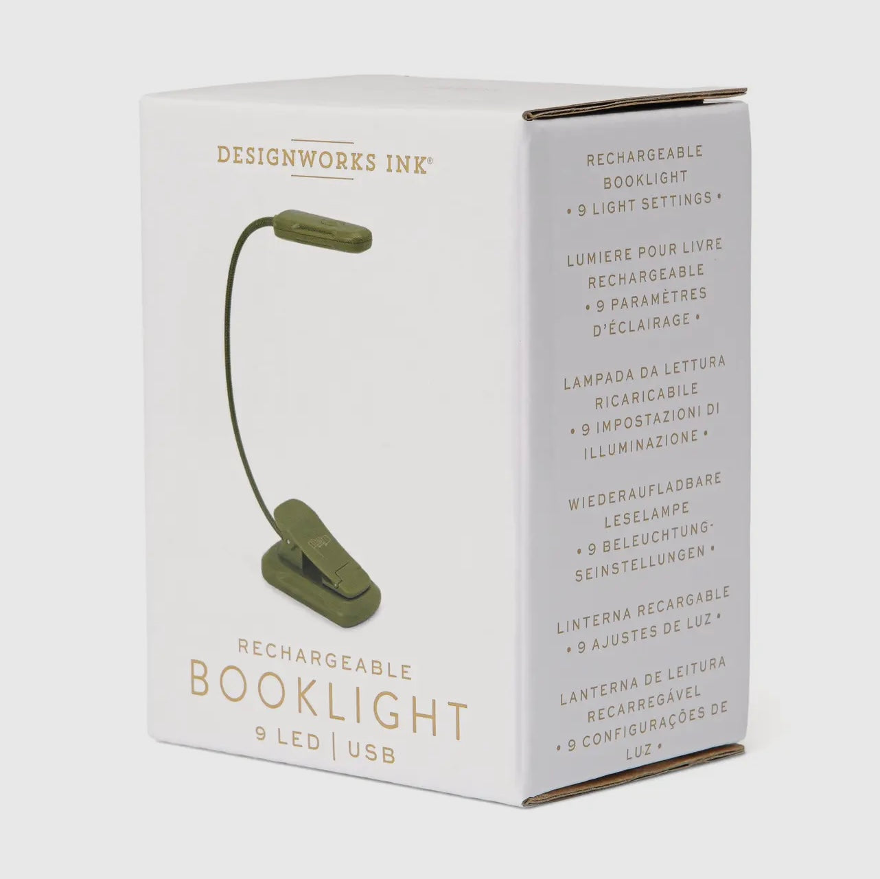 Rechargeable Book Light | Army Green