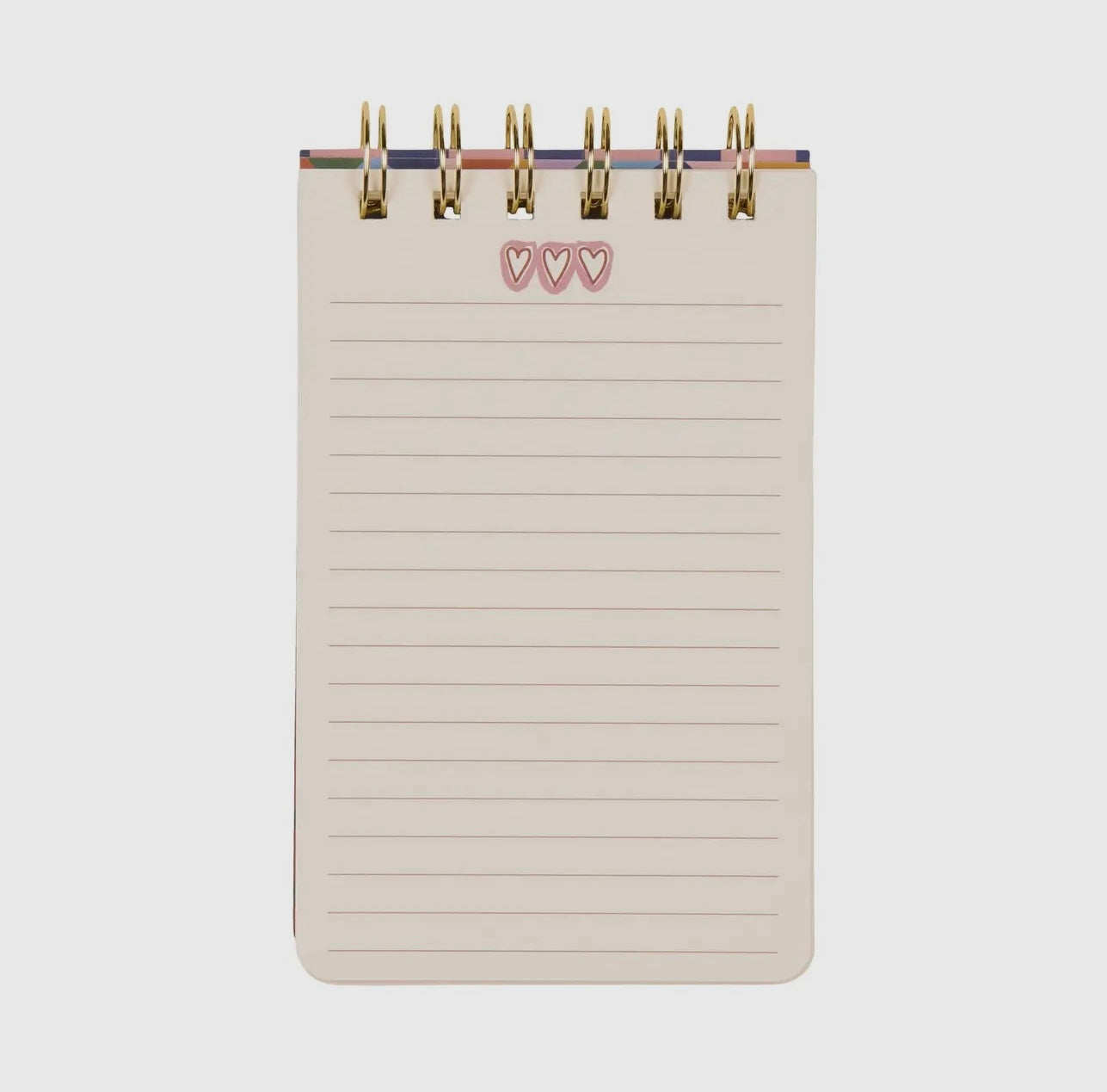 A Dopo Hearts Wire Notepad