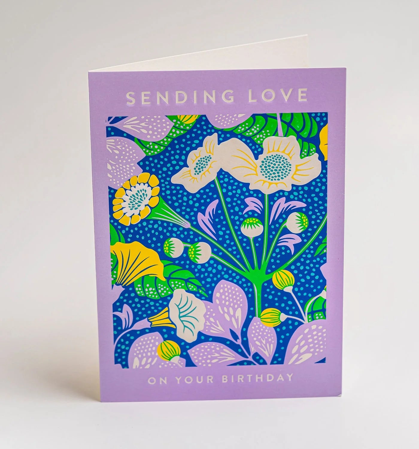 Sending Love Birthday Card