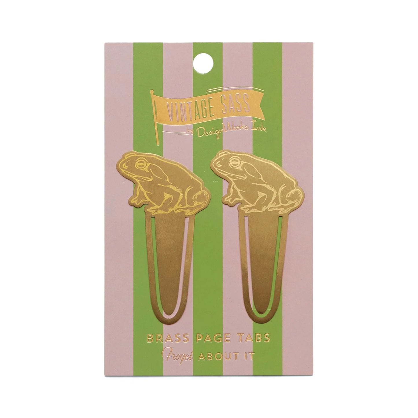 Brass Page Tabs |Froget About It