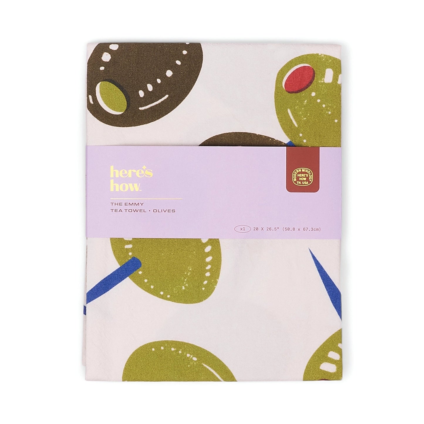 The Emmy Tea Towel | Olives