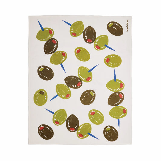 The Emmy Tea Towel | Olives