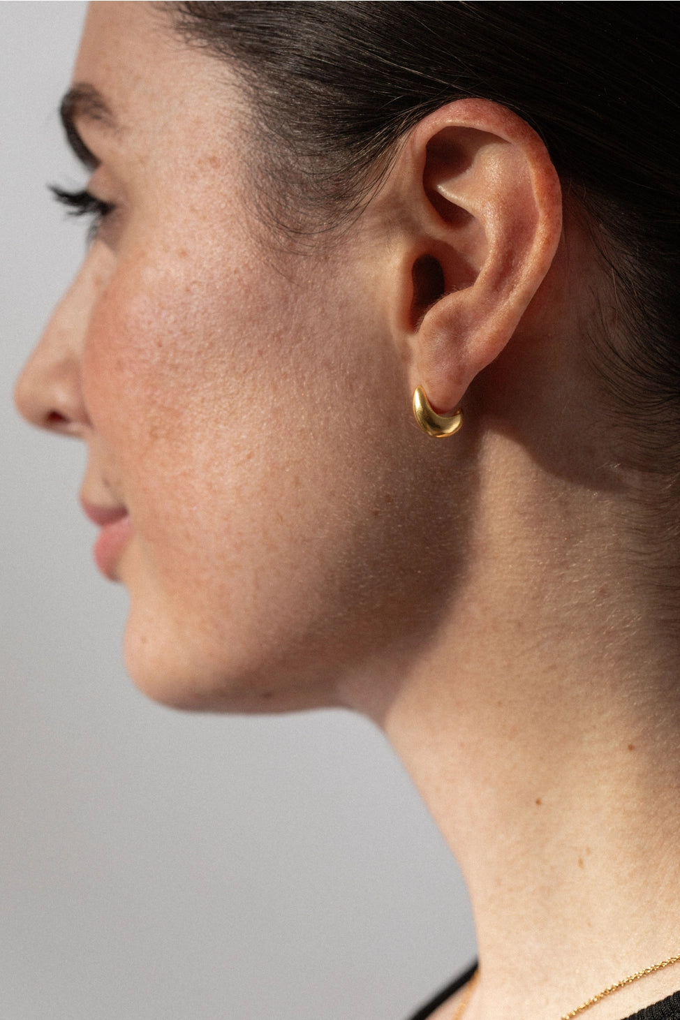 Gold Arc Studs