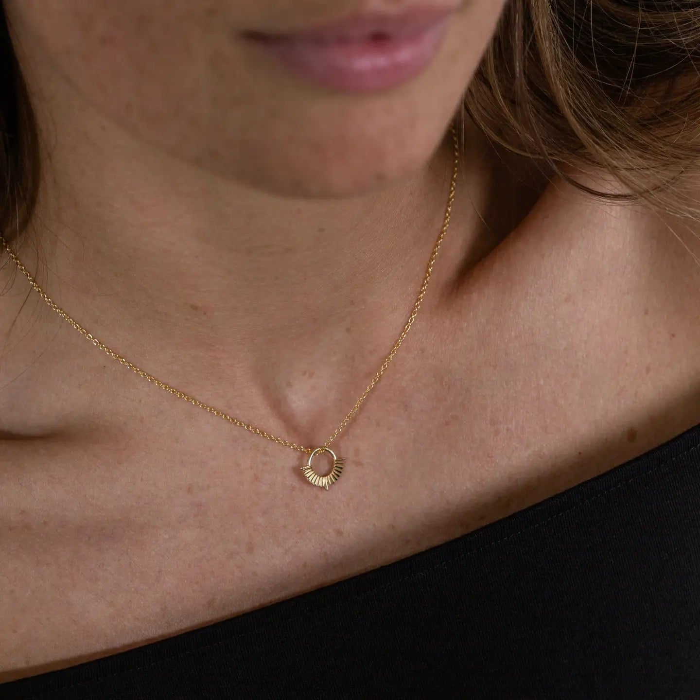 Gold Wren Necklace