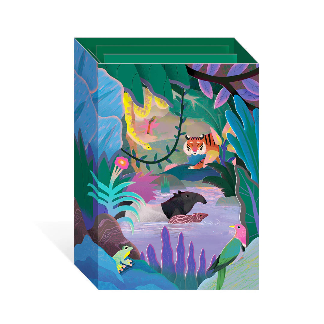 Sumatran Jungle Pop Up Card
