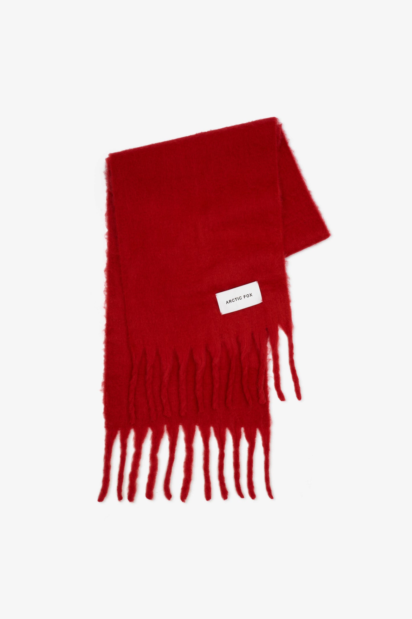 The Stockholm Scarf - 100% Recycled - Crimson Red - AW25