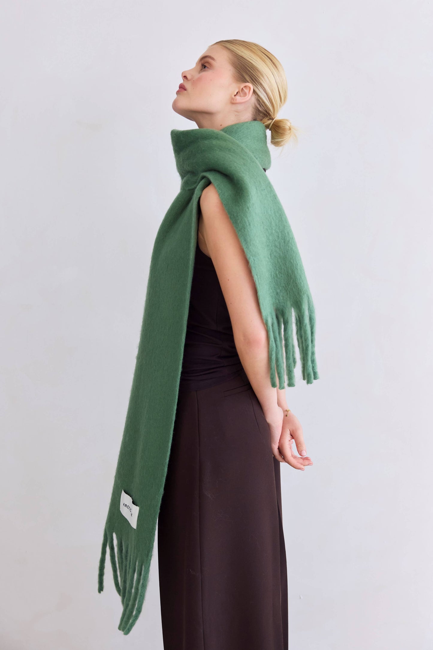 The Stockholm Scarf - 100% Recycled - Forest Fern - AW25
