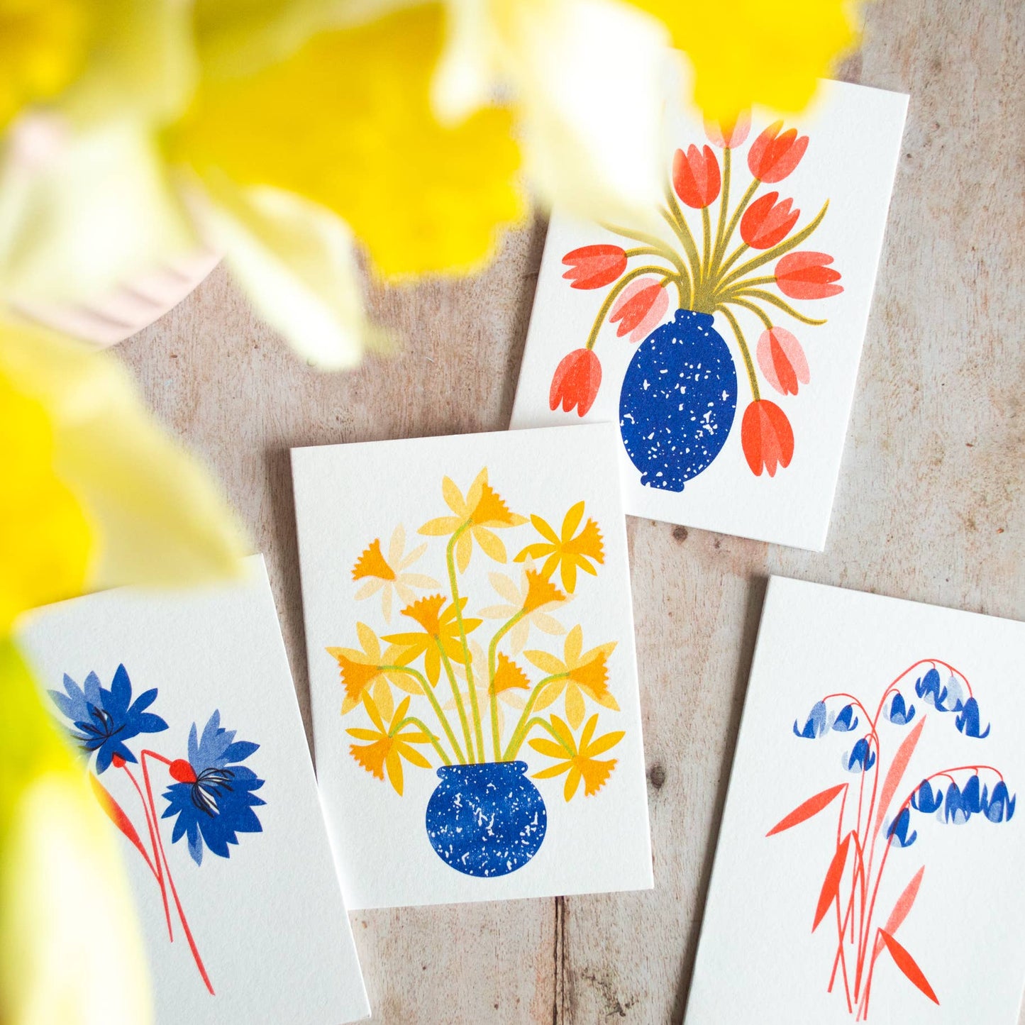 Red Tulips Mini Card