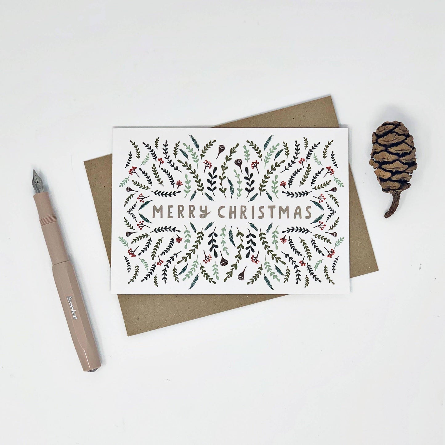 Merry Christmas Pattern Card
