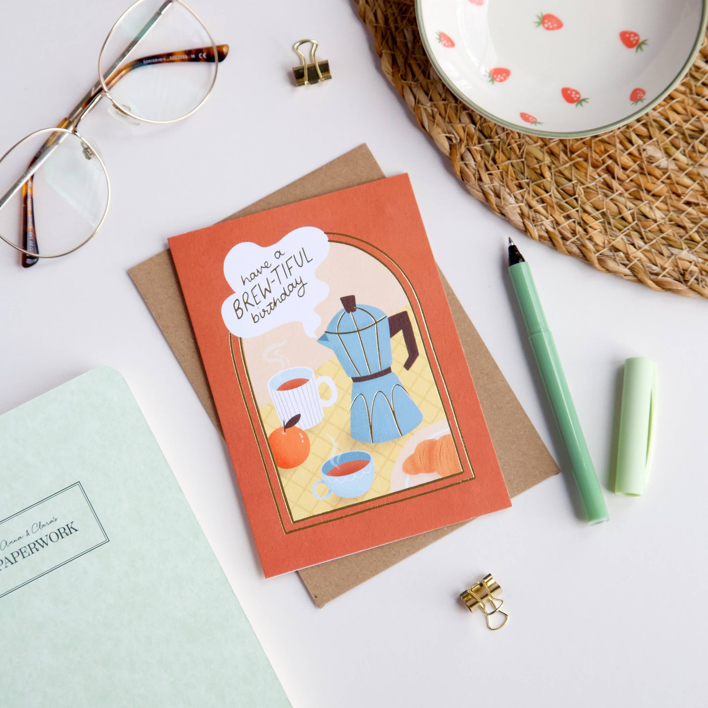 Brew-tiful Birthday Card