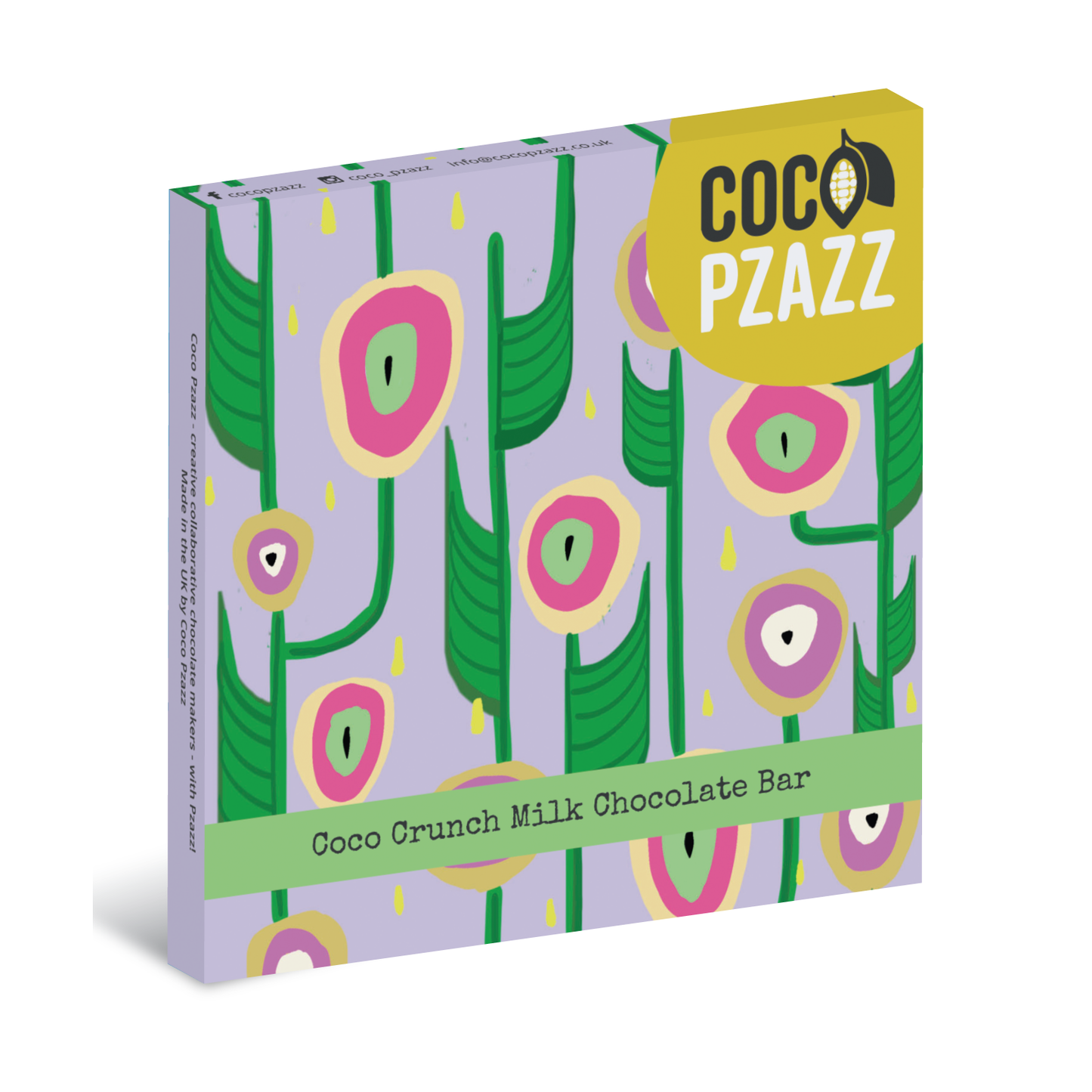 Westmount Art Coco Crunch Milk Chocolate 80g