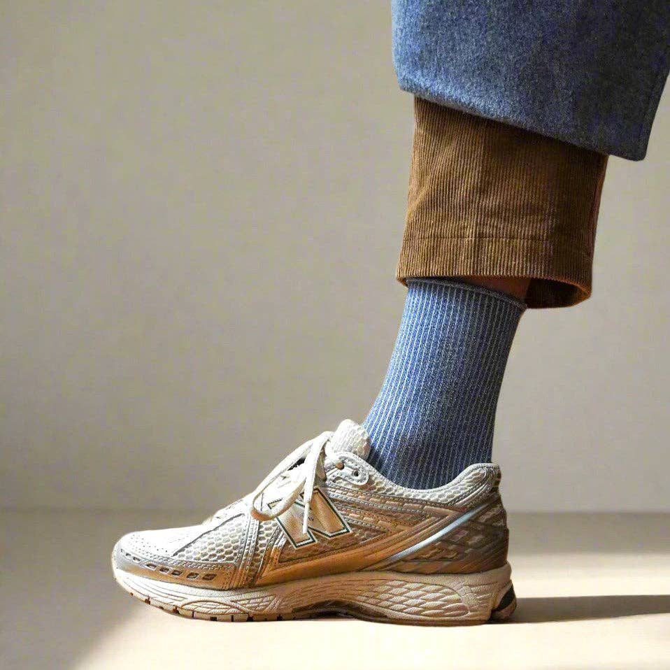 Glitter Socks | Mineral Blue