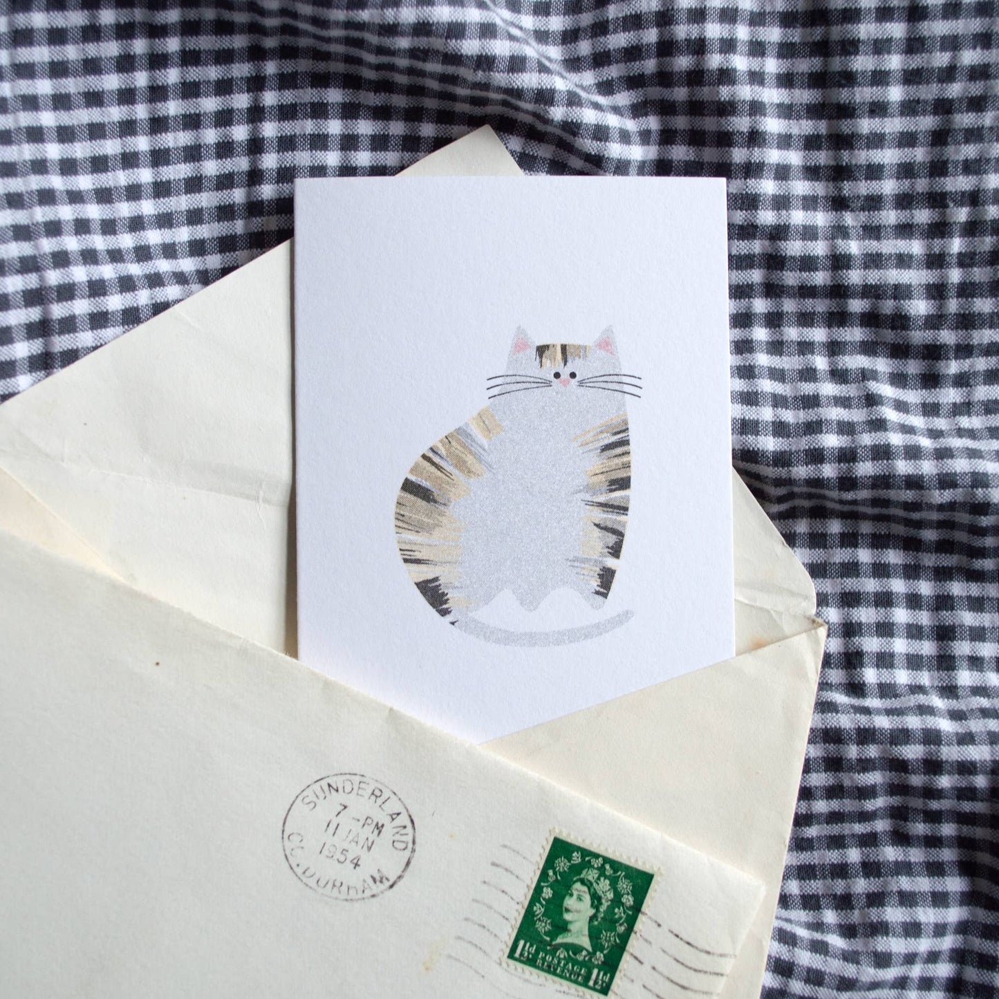 Tabby Cat Card