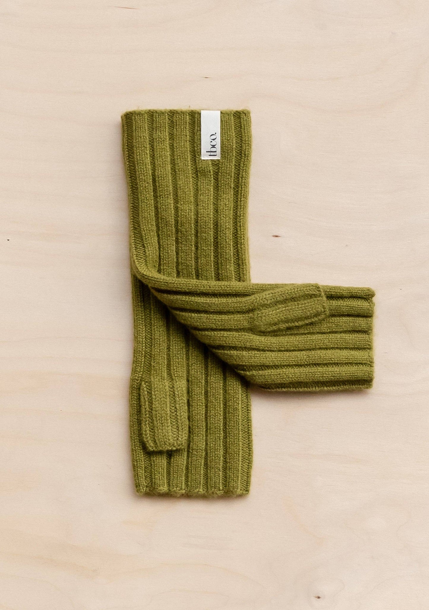 Cashmere & Merino Wrist Warmers | Olive