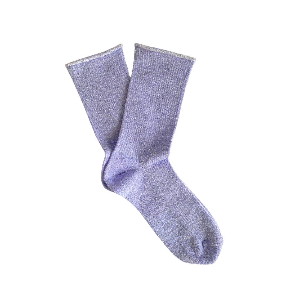 Glitter Socks | Lilac