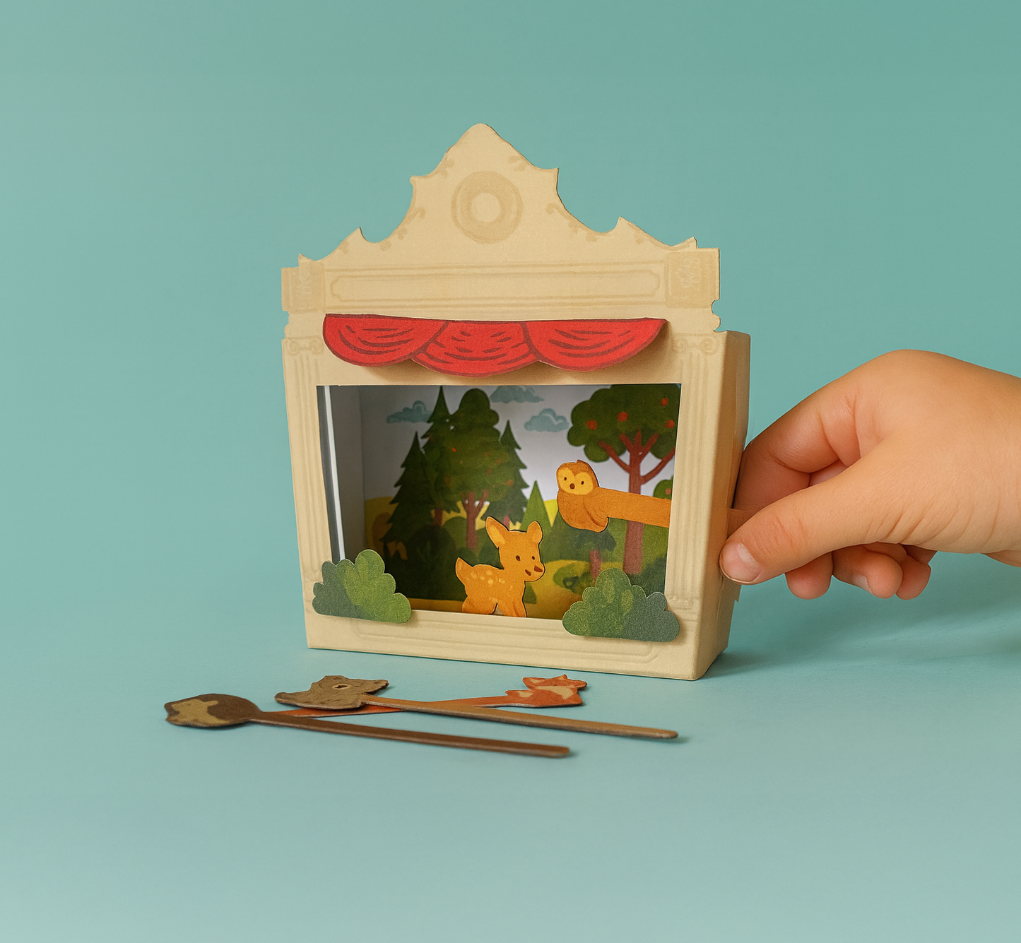 Mini Theatre Kit | Kids Craft Kit | Paper Play Theatre