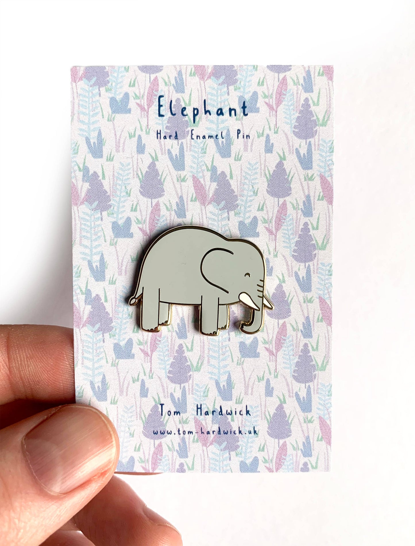 Elephant Enamel Pin