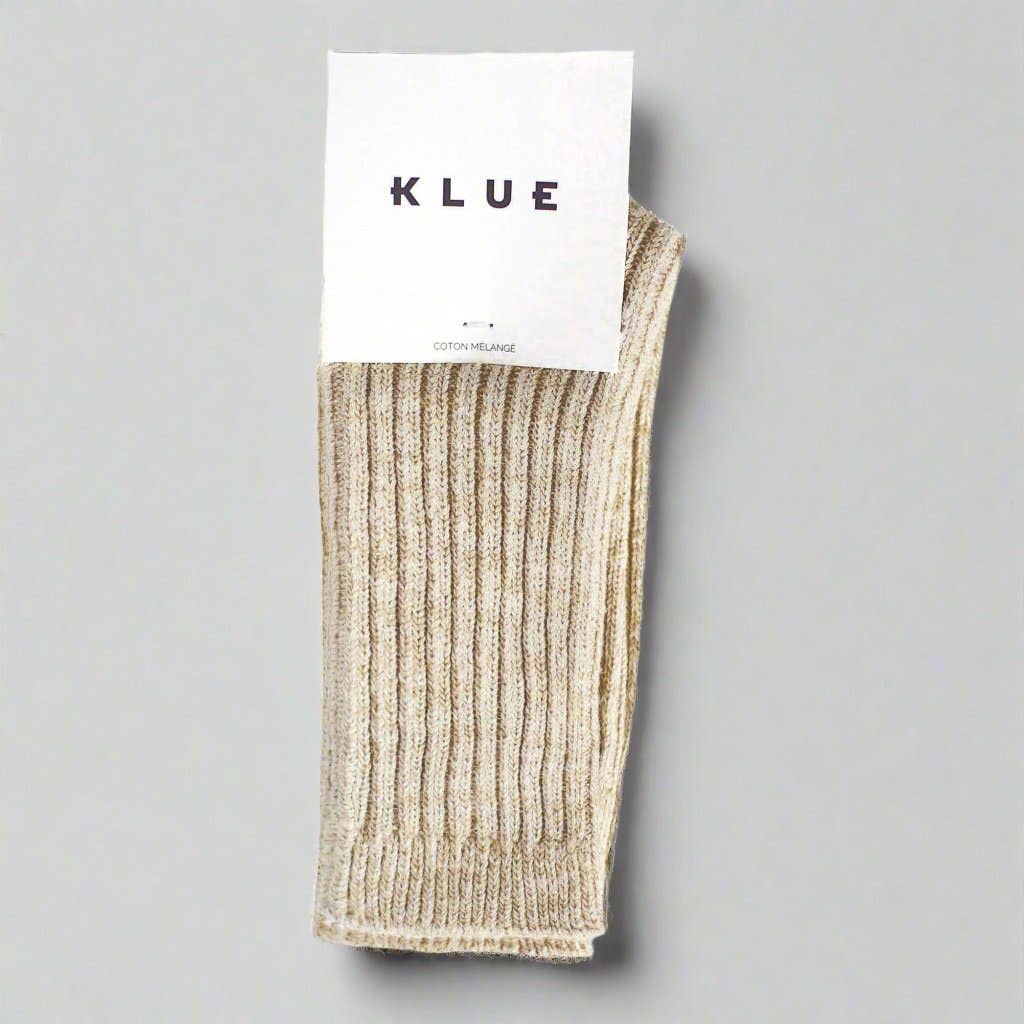 Cotton Pattern Socks | Beige