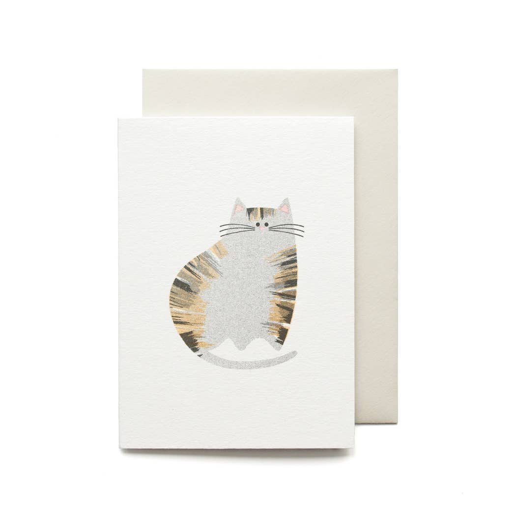 Tabby Cat Card