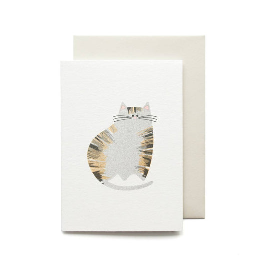 Tabby Cat Card