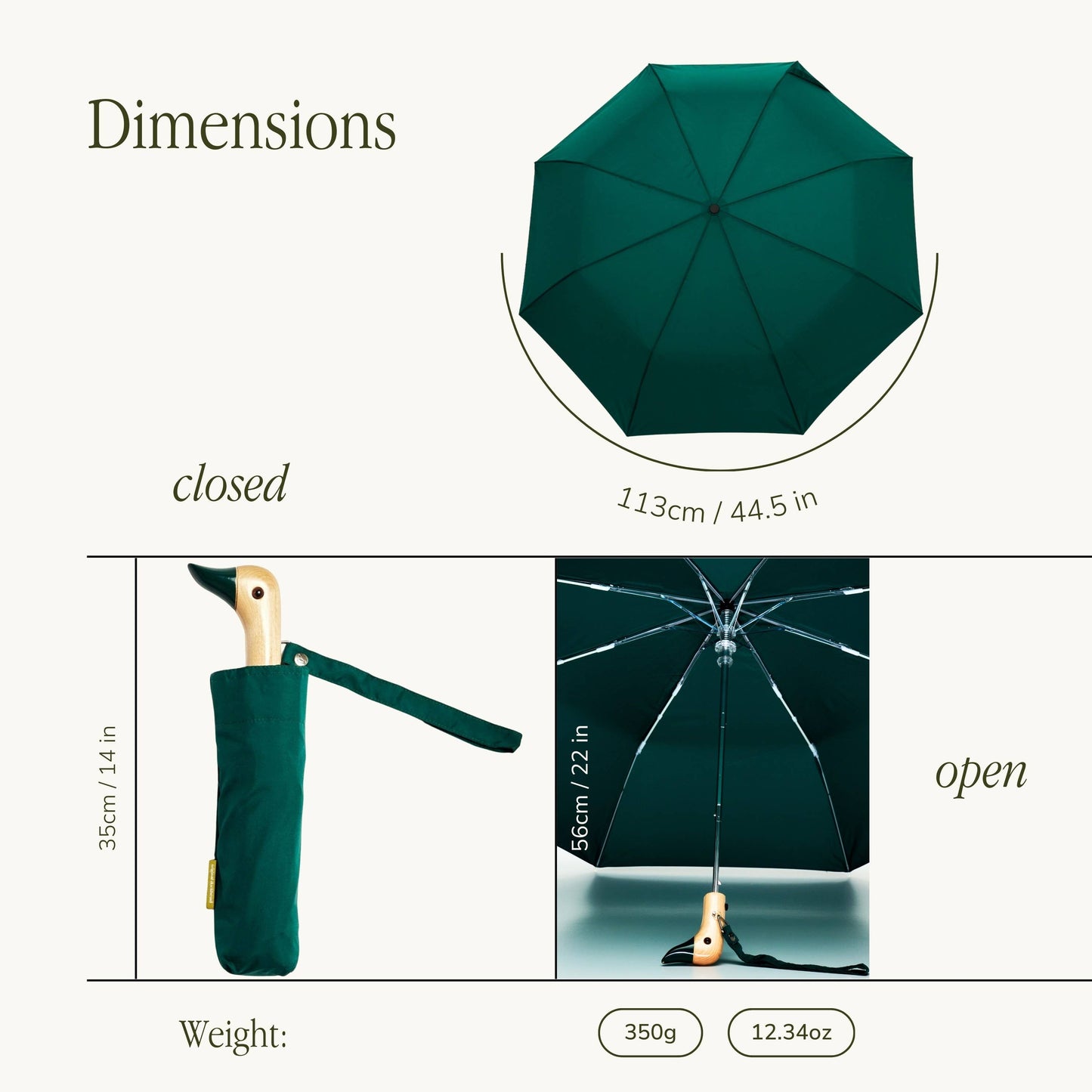 Forest Green Umbrella