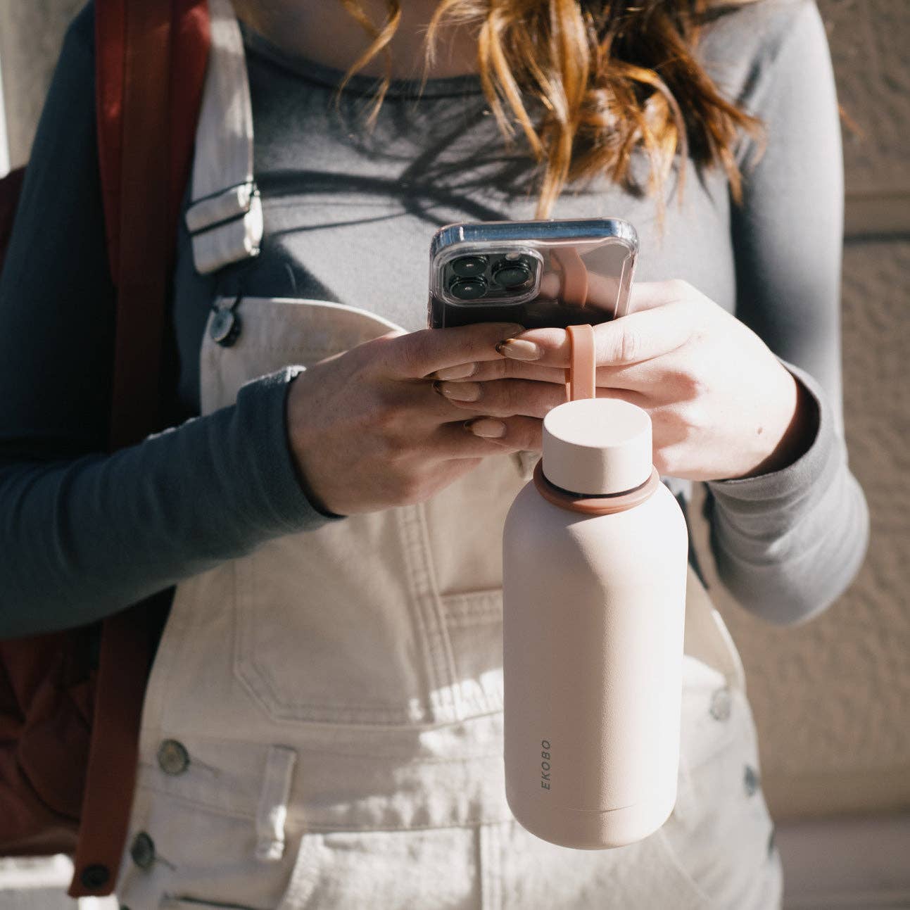 Insulated Reusable Bottle 500ml |Blush