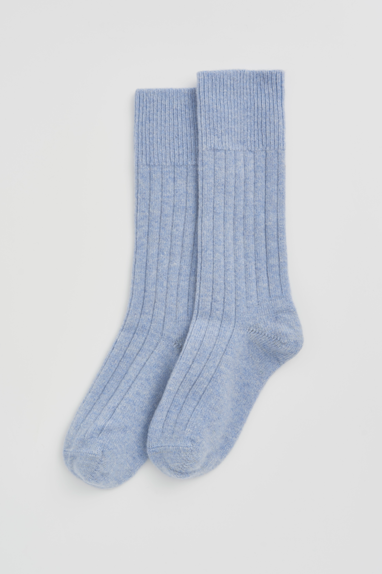 Merino Bed Socks | Morning Blue