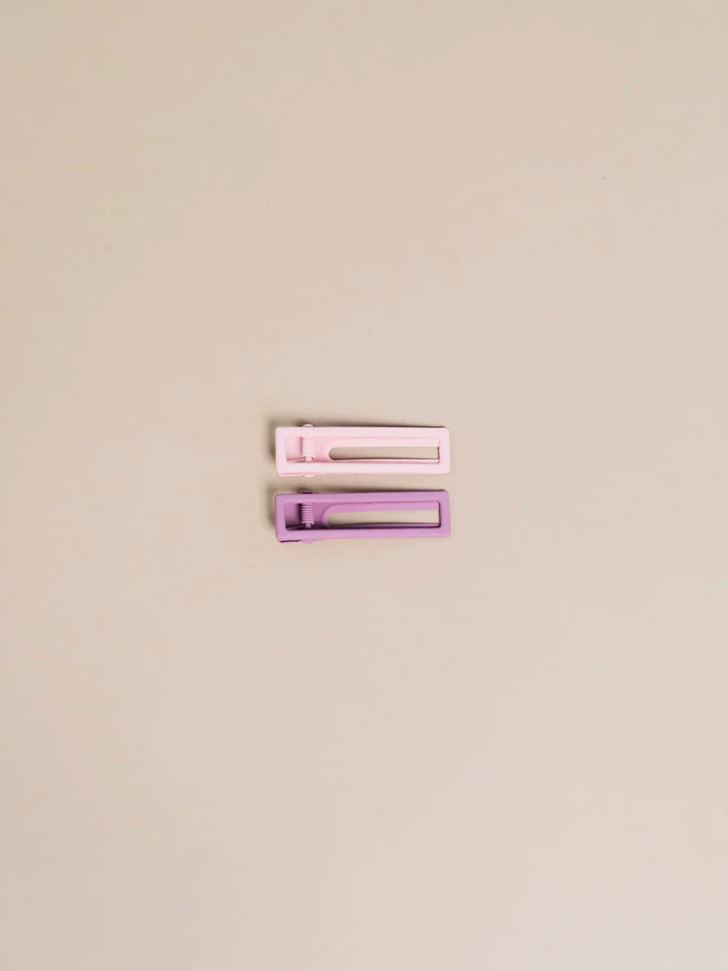 Lu Lu Hair Clips Set | Mauve + Pink