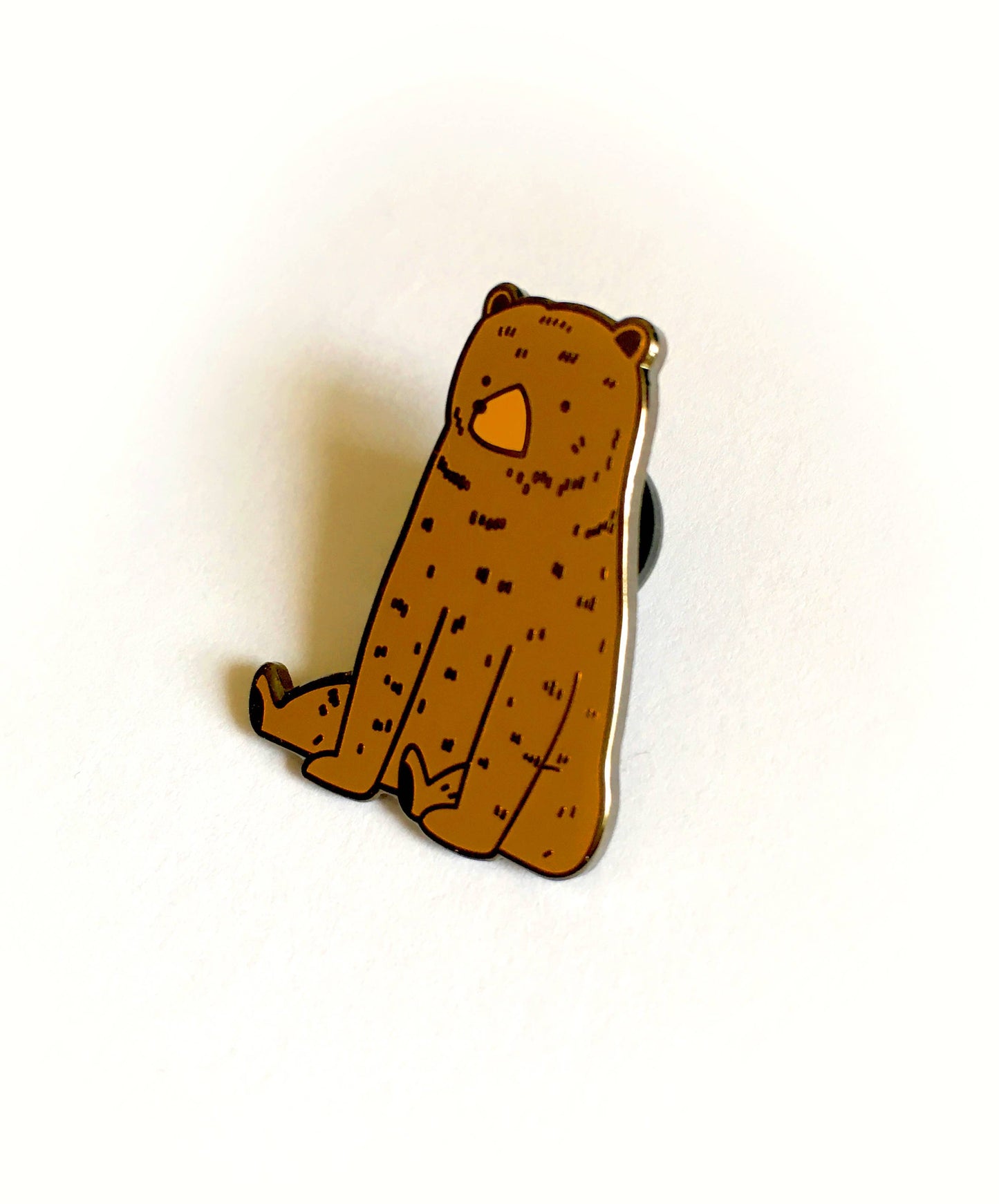 Brown Bear Enamel Pin