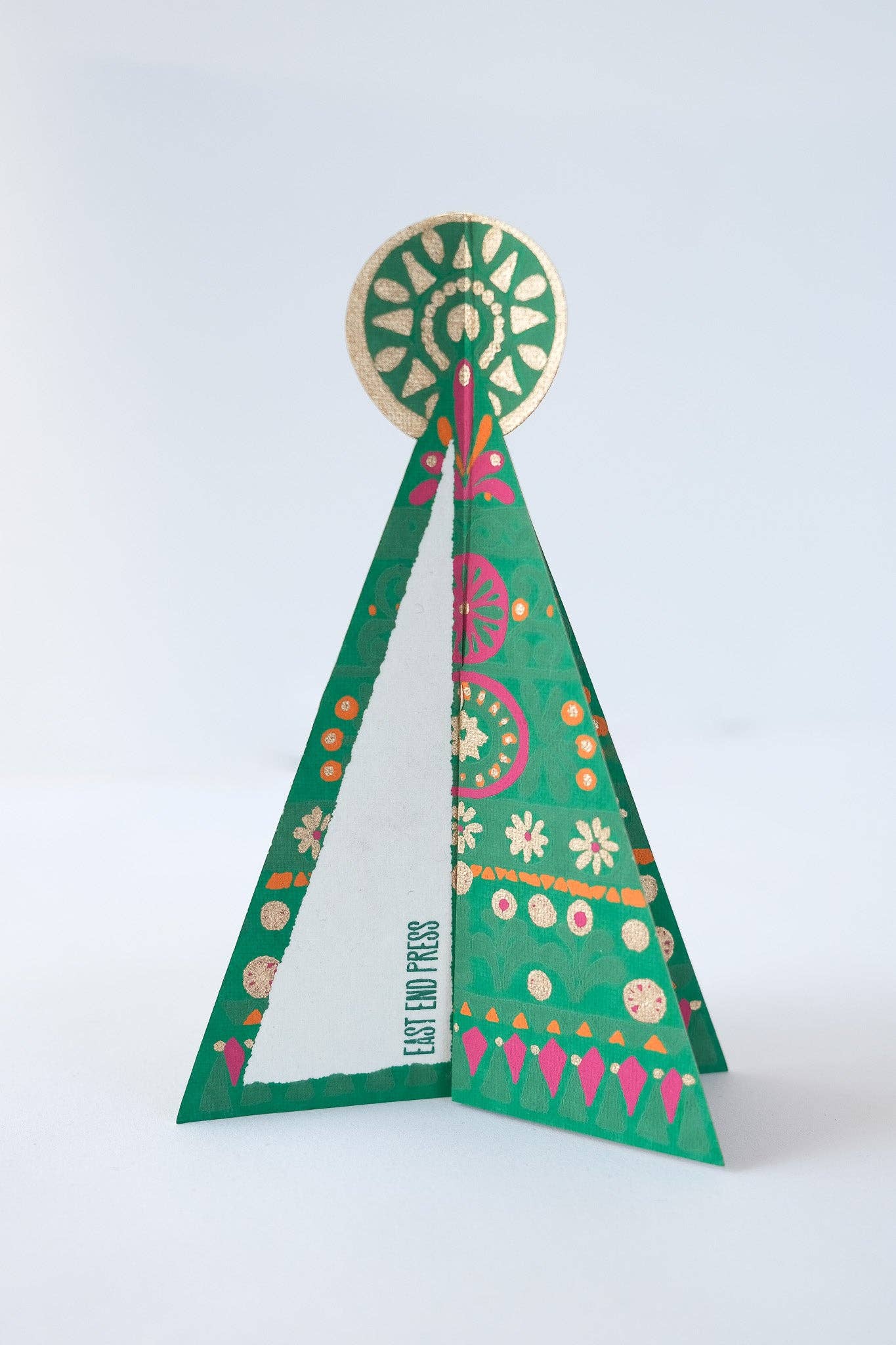 Patterned Tree Greeting Card