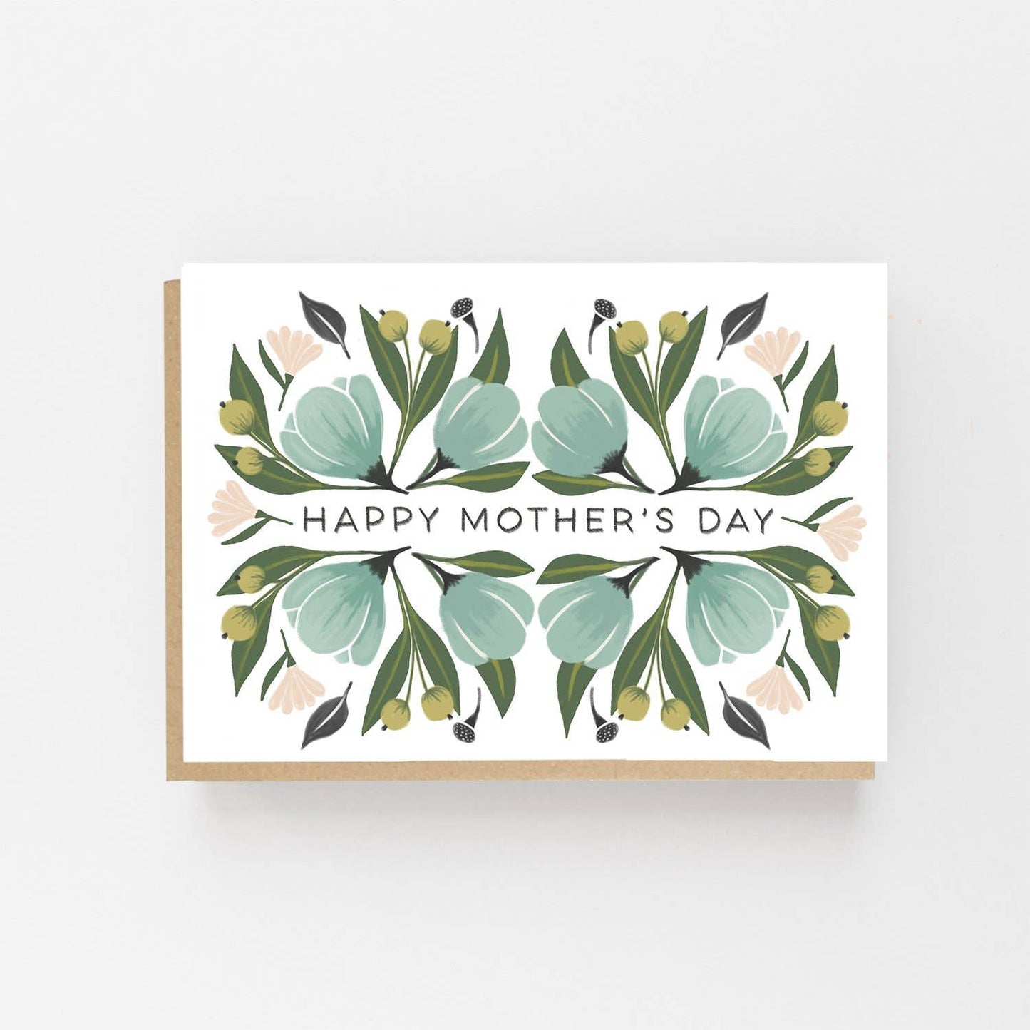 Happy Mother's Day Card | Floral Green